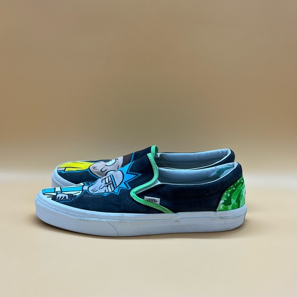 Custom Rick and Morty Vans Slip-ons - Picture 3 of 5